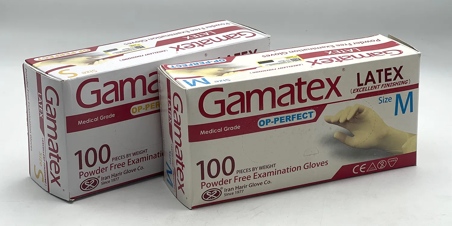 قیمت دستکش لاتکس gamatex